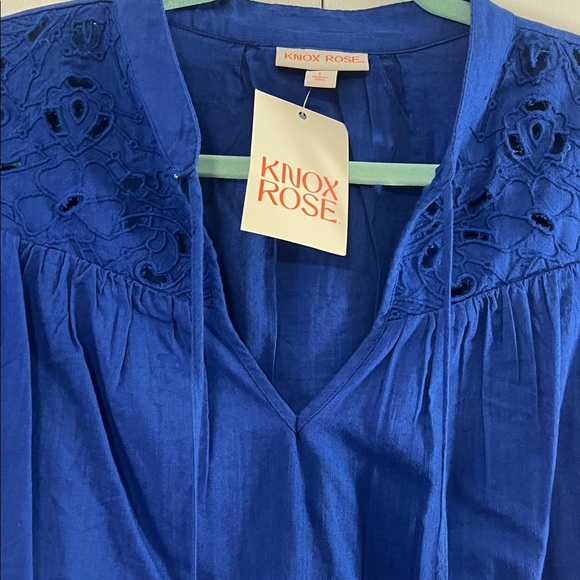 Knox Rose Women's Royal Blue Blouse - Picture 4 of 6